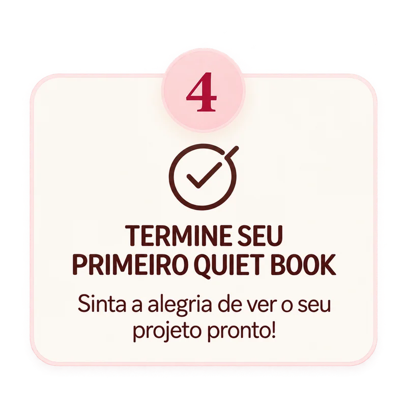 TERMINE SEU PRIMEIRO QUIET BOOK
